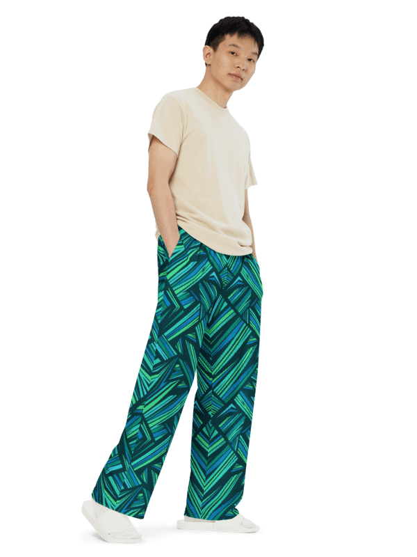 Aqua Angles | Unisex Wide-Leg Pants product image (3)
