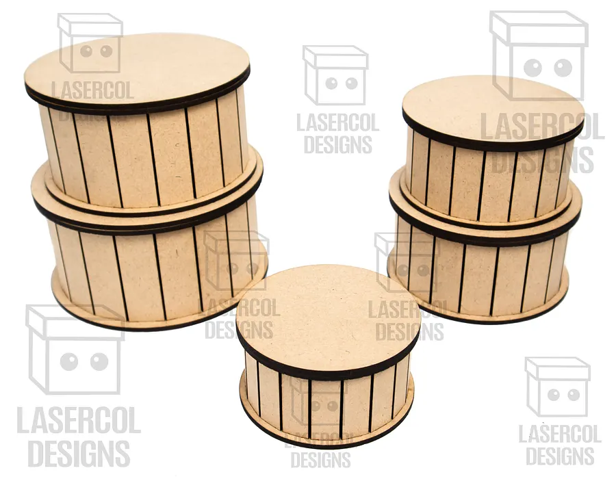 Boxes Set 7 (5 sizes) - Laser Cut Files product image (6)