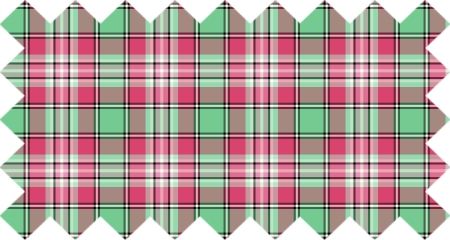 Mint Green and Pink Plaid (CO01)