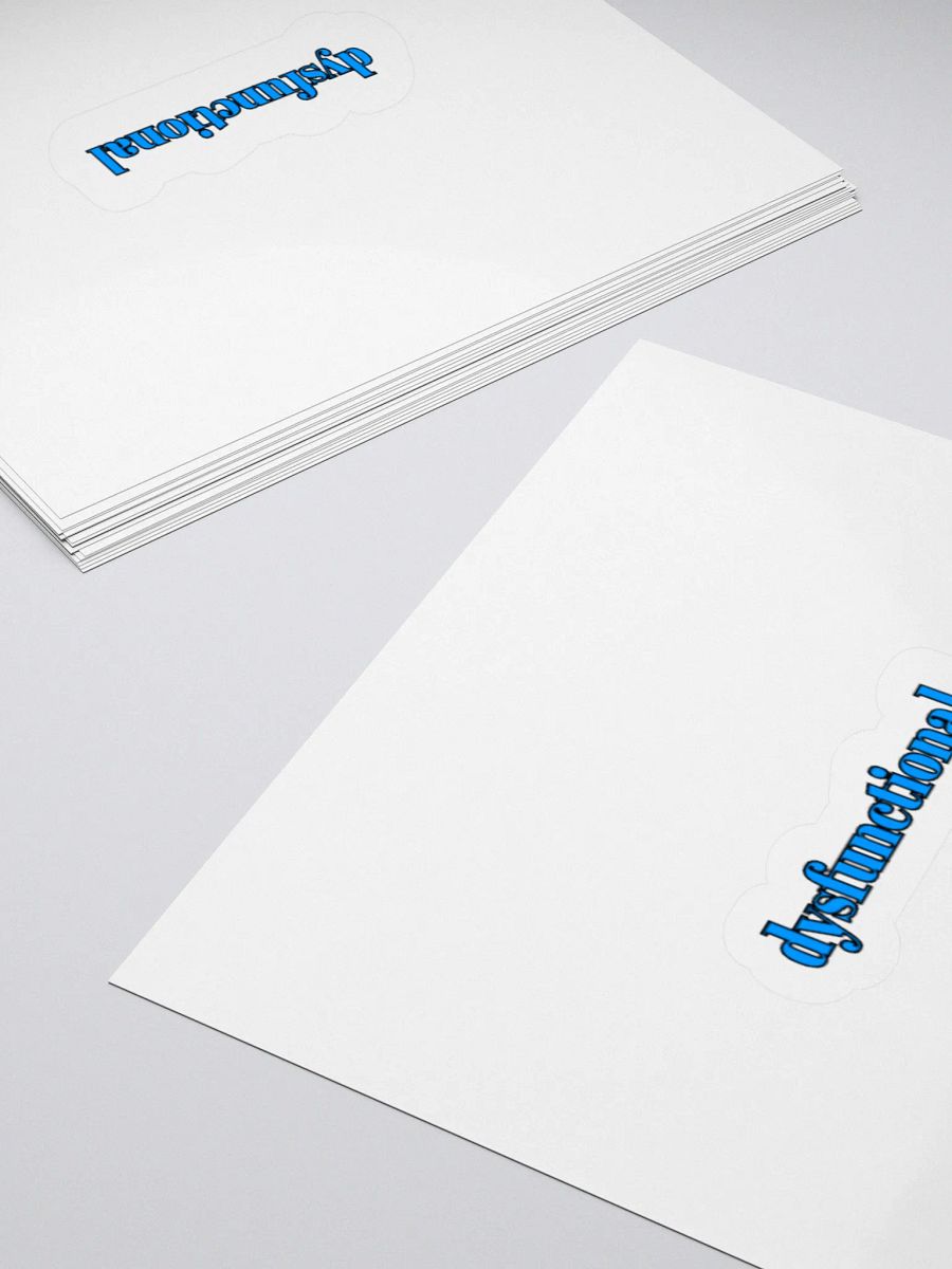 dysfunctional. Sticker product image (4)