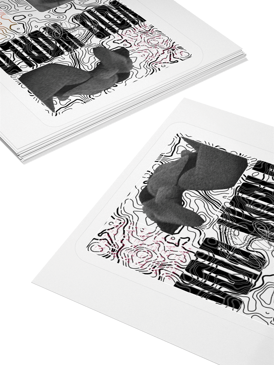 Shawty bruk she back n' bend over so, Void the World | Kiss-cut Sticker product image (4)