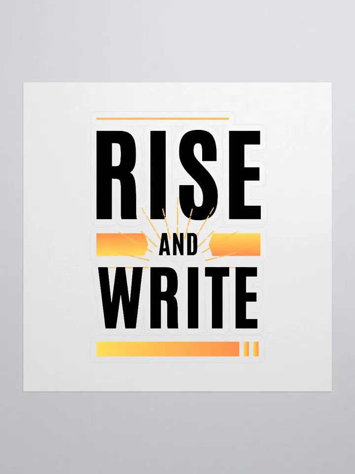 Rise and Write Stickers product image (1)