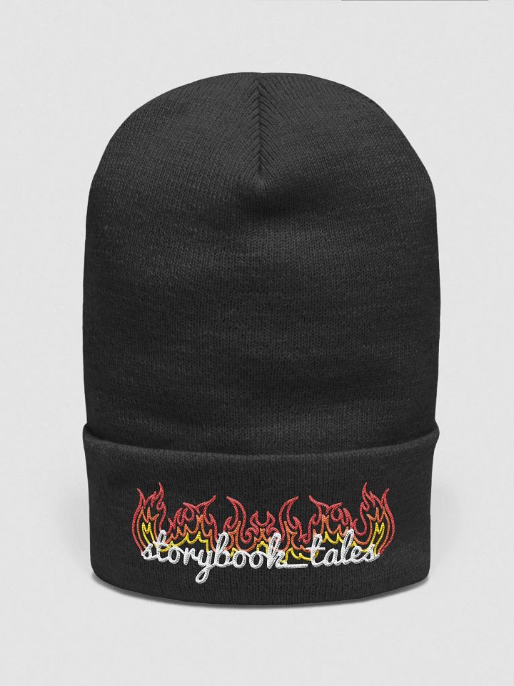 Flaming logo beanie product image (3)