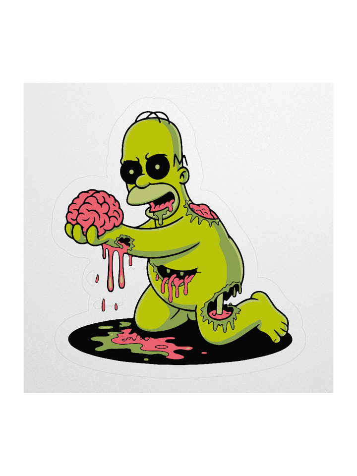 Undead Brain Sticker Set product image (1)