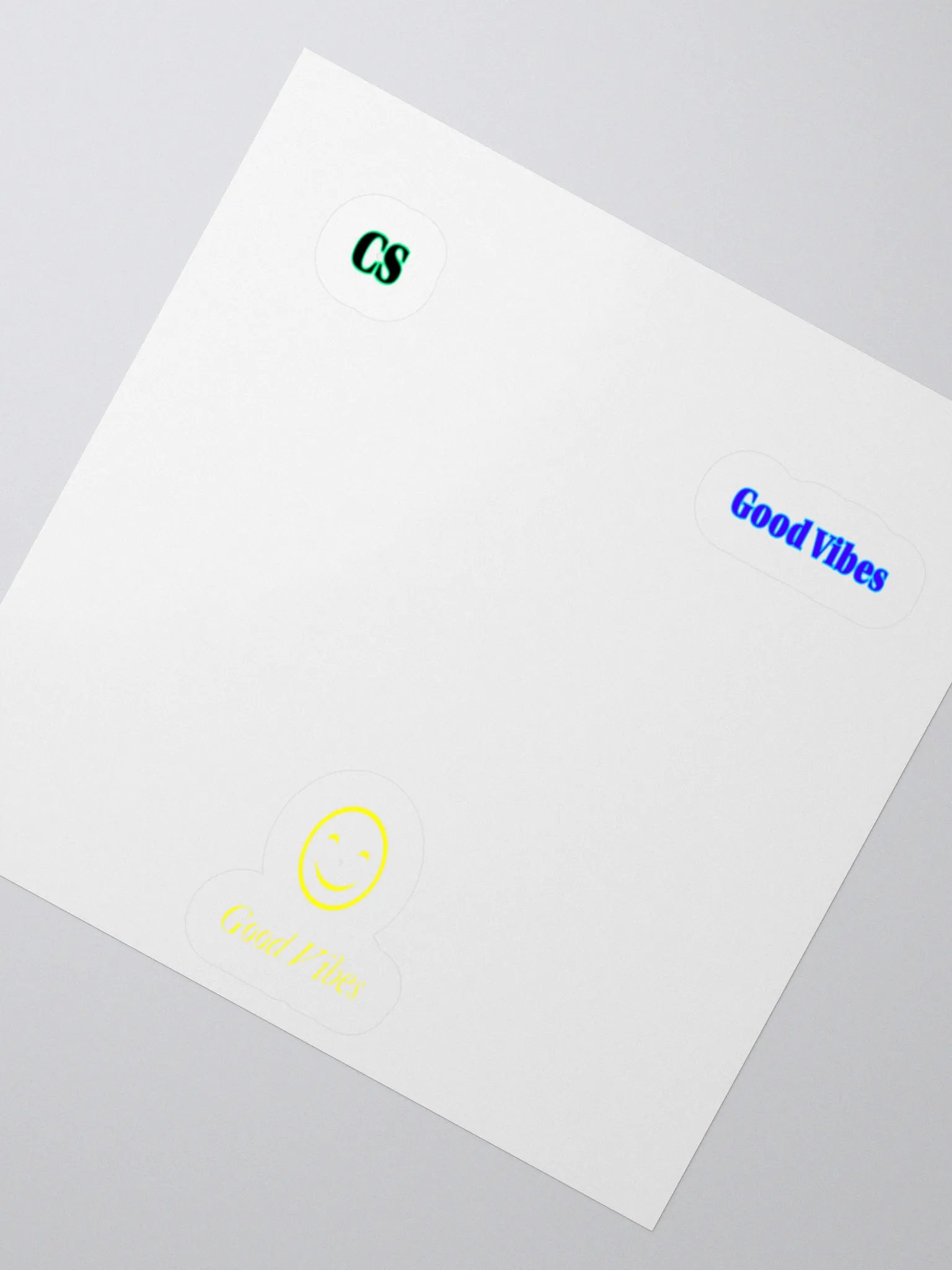 CS Good Vibes Smiley Stickers 3PK product image (2)