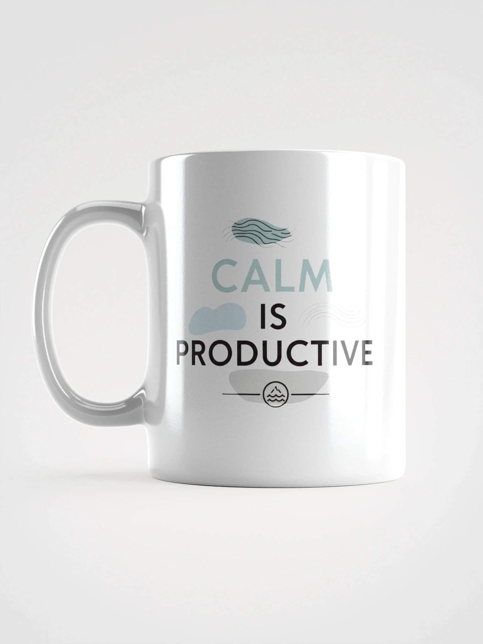 Calm Is Productive Mug – Motivational Coffee Cup for Stress Relief & Focus | Perfect Gift for Work & Home product image (1)