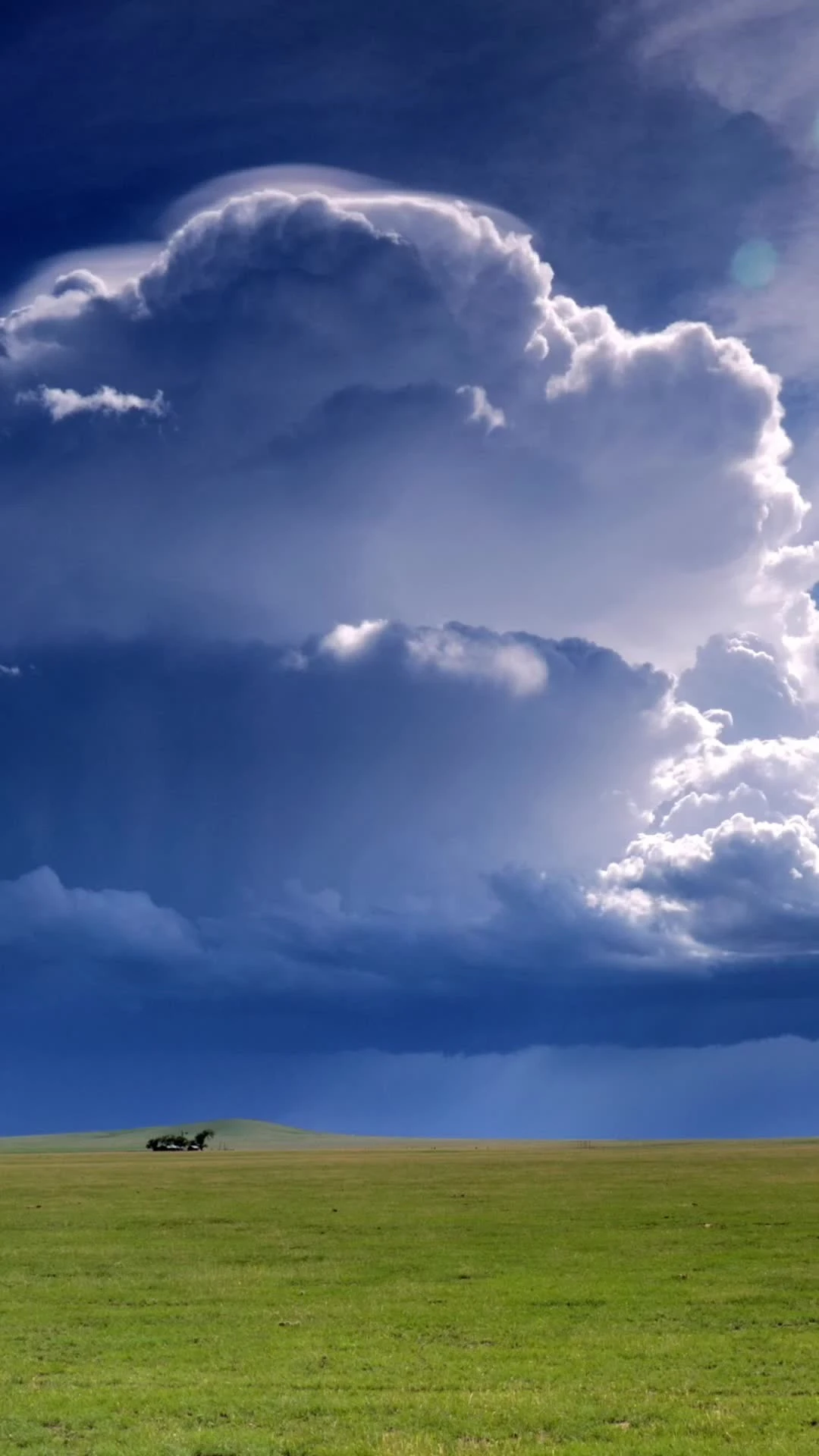 Breathtaking view (to this storm enthusiast) of a complex of storms growing towards me in NE New Mexico. This was a true mome...