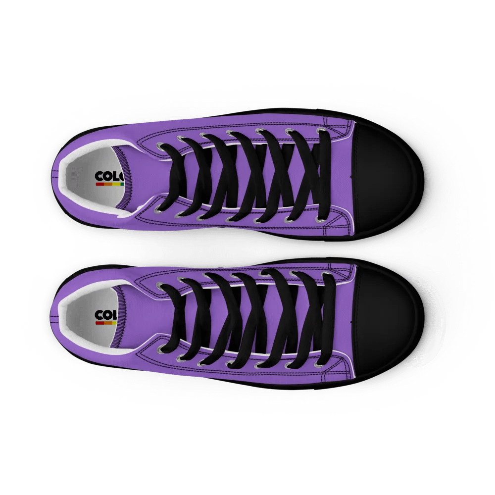 Men's Amethyst High Top Canvas Shoes product image (6)