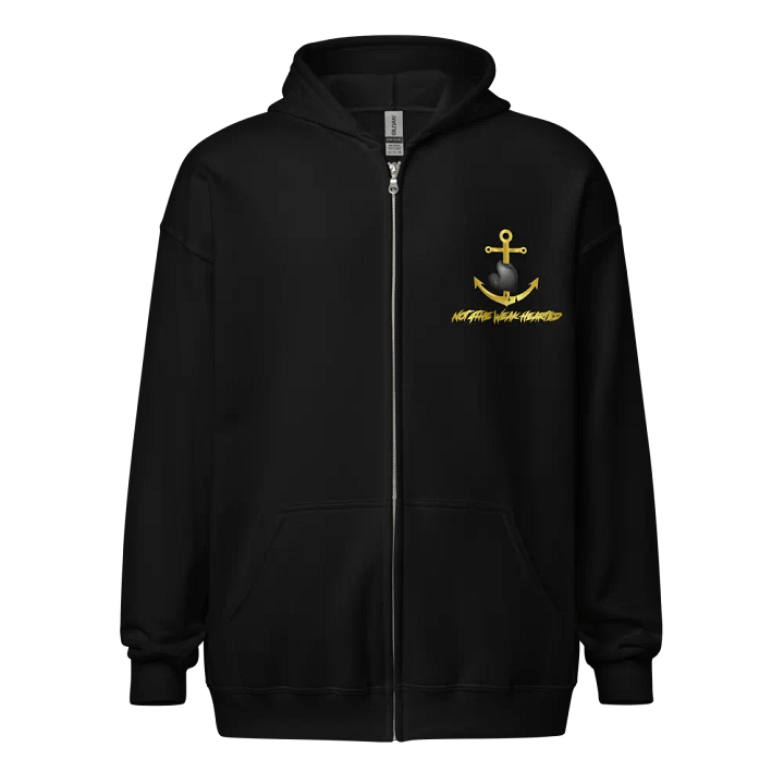 N4TWH Black Heart Zip Hoodie product image (1)