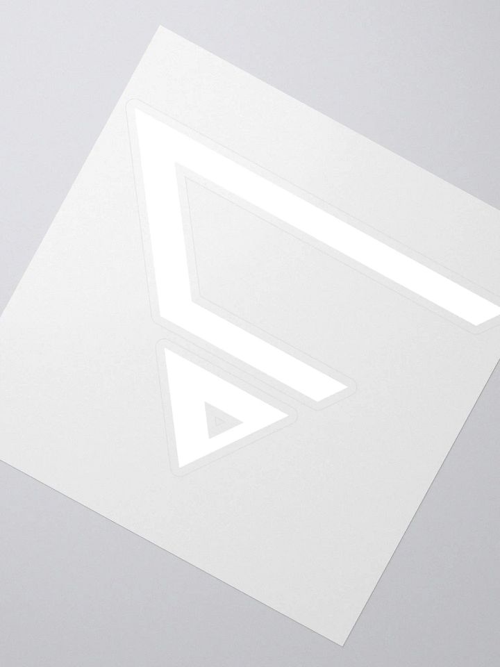 CraytoX Logo Stickers - White product image (2)