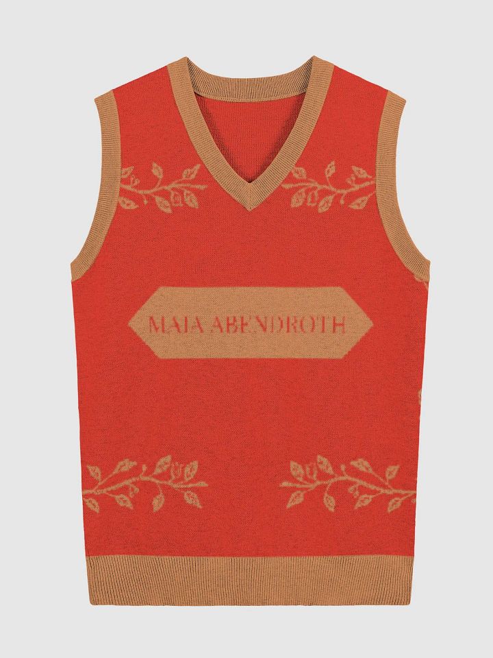Red Holiday Vest product image (4)