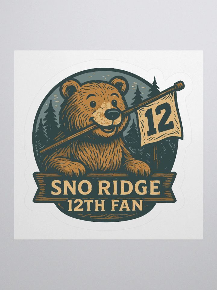 Sno Ridge 12th Fan Stickers product image (1)