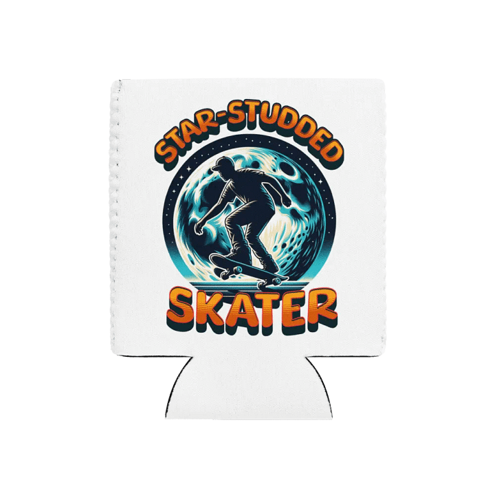 Star-Studded Skater Can Cooler product image (1)