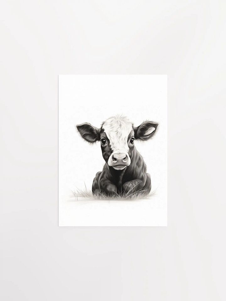 Cute Cow - Farm Animal Print A02 product image (2)