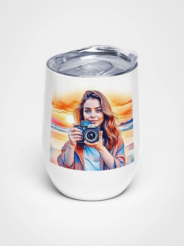 Pretty Lady Holding a Camera product image (1)