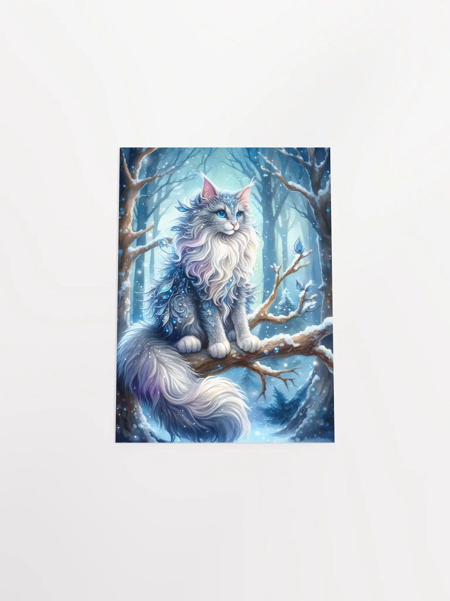 Frosty Feline Poster product image (14)