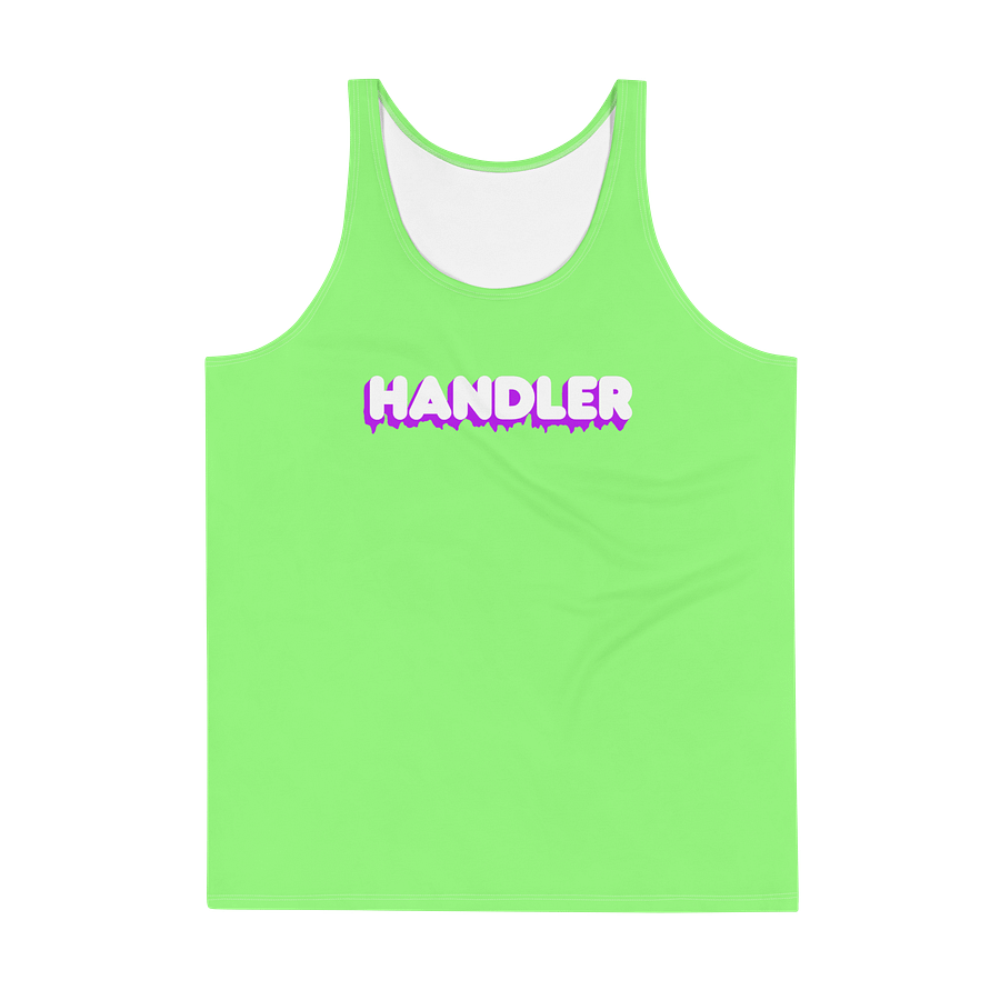 Identity Tank - HANDLER - Lime Green / Purple / White product image (1)