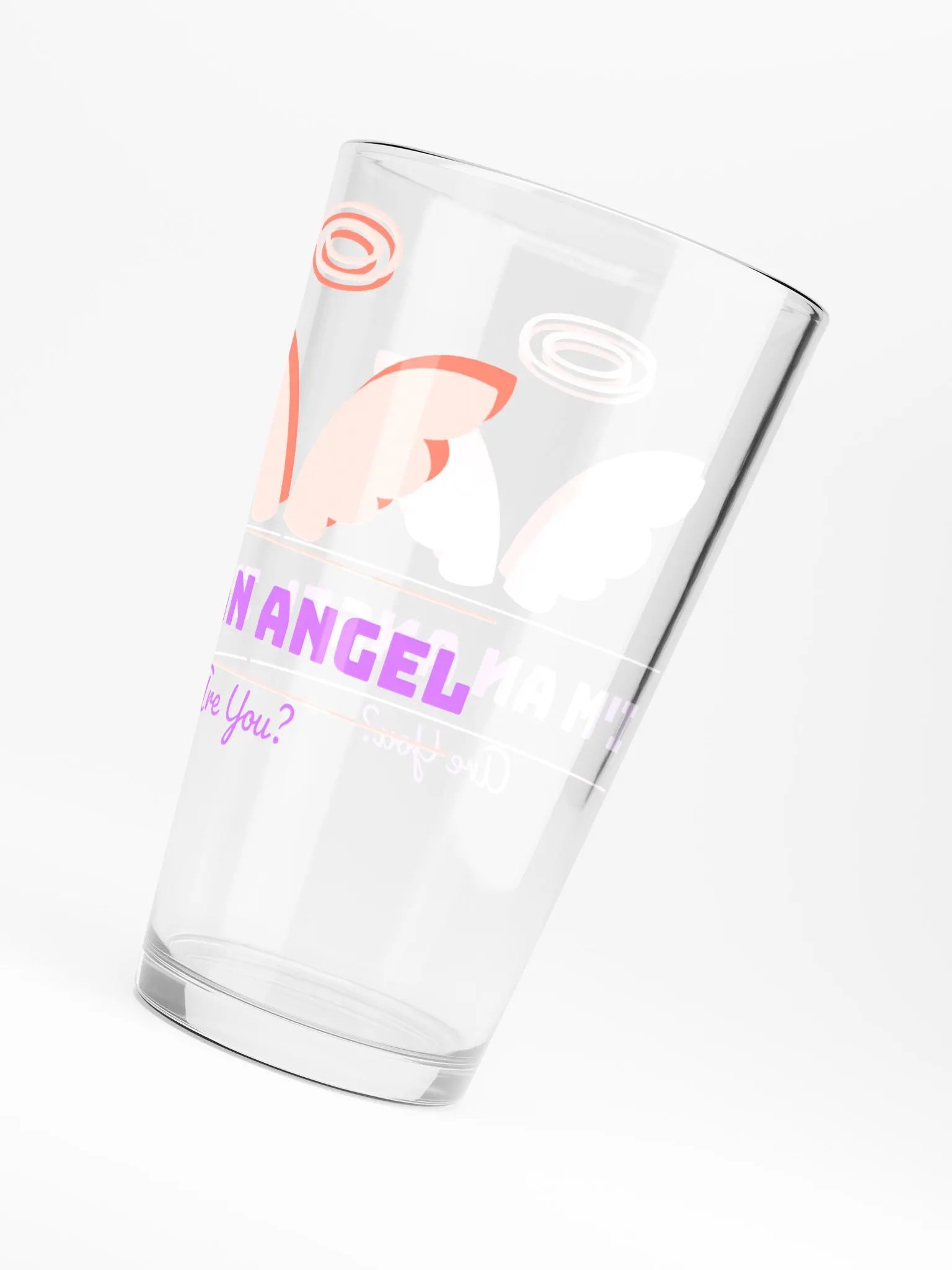 I'm an Angel Pint Glass product image (6)