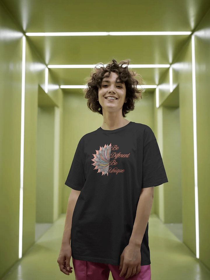 Unique Colourful Flower Unisex Eco T-Shirt product image (1)