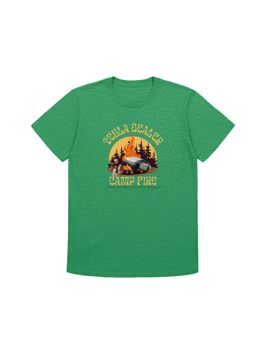 Tesla Campfire Dealer SoftT-Shirt product image (1)