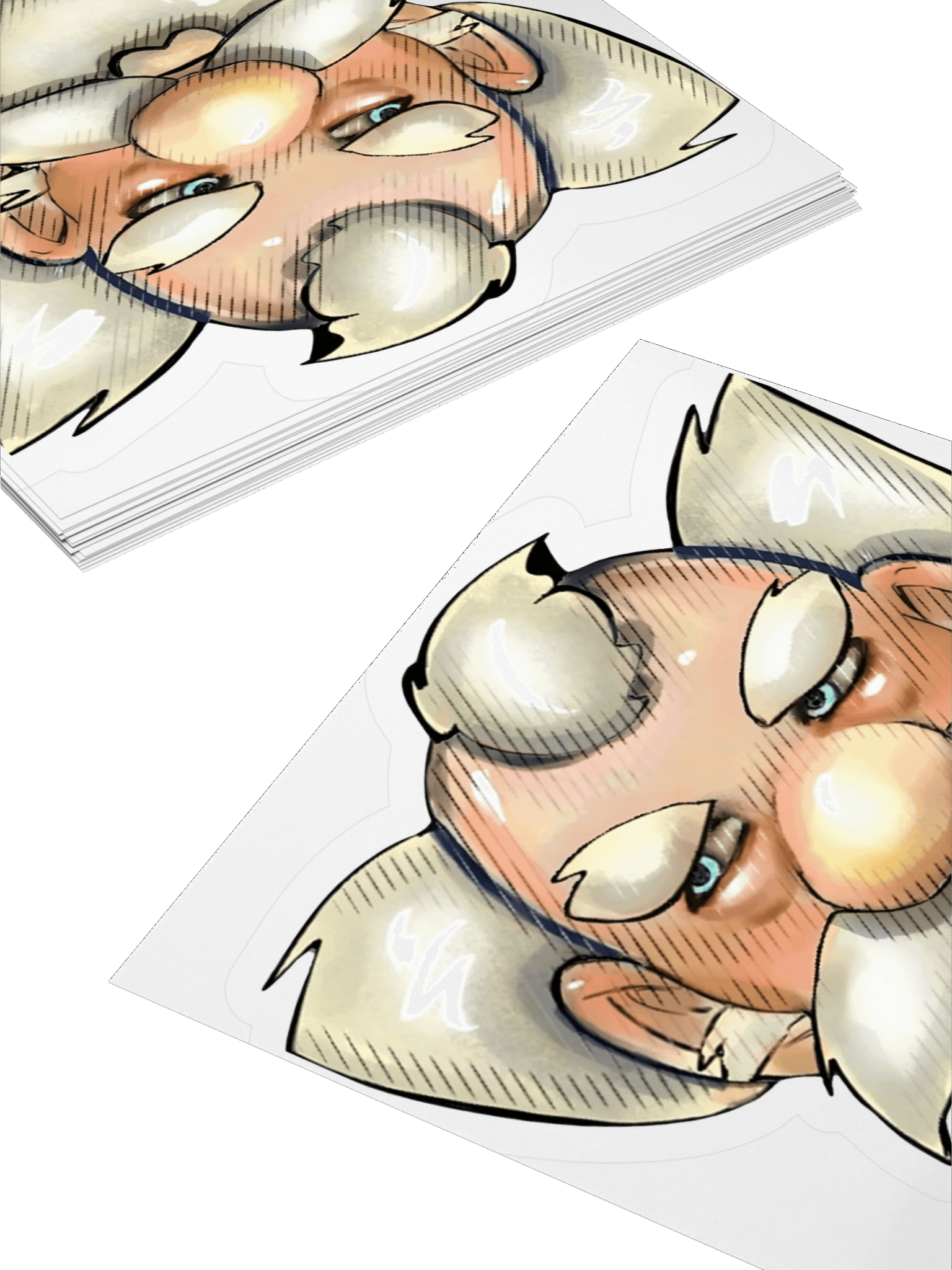 Serious Stache Kiss Cut Stickers product image (12)