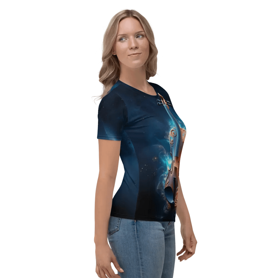 Music Violin All Over Print T-shirt product image (5)