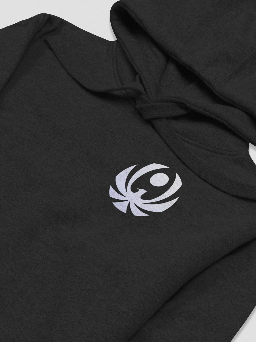 CroweGamingg Cotton Heritage Unisex Premium Hoodie - White logo Front & Back product image (32)