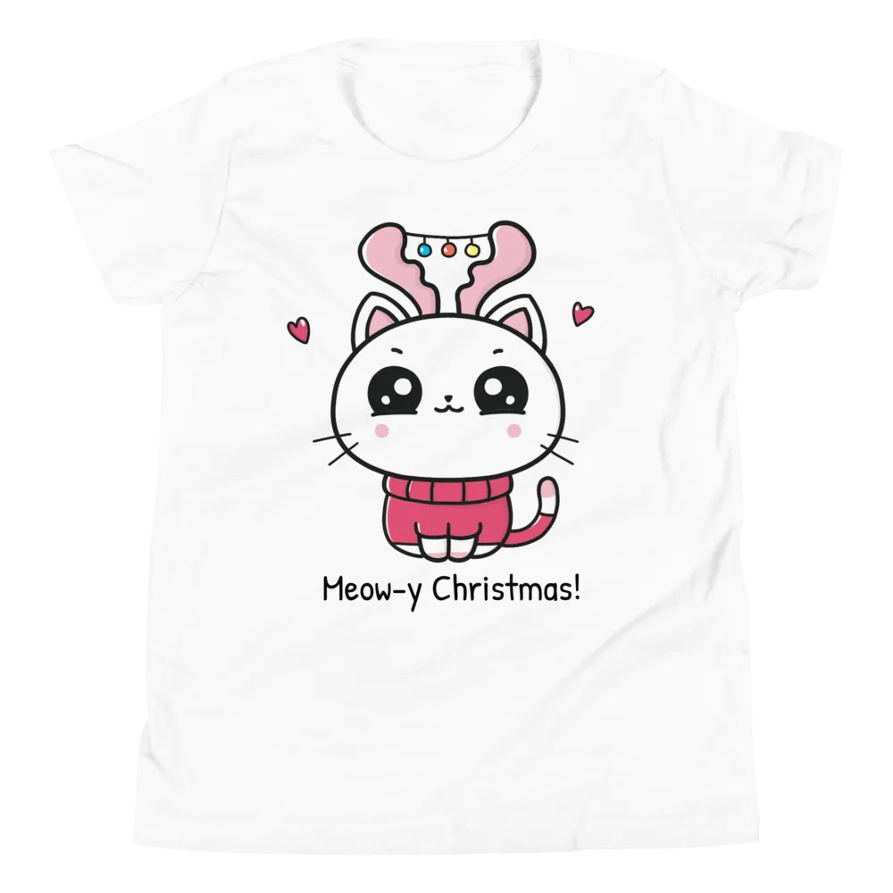 Whimsical Kitty Dreams Youth T-Shirt product image (5)