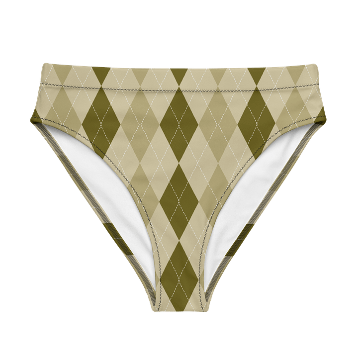 Green Argyle Paradise Bikini Bottoms product image (1)