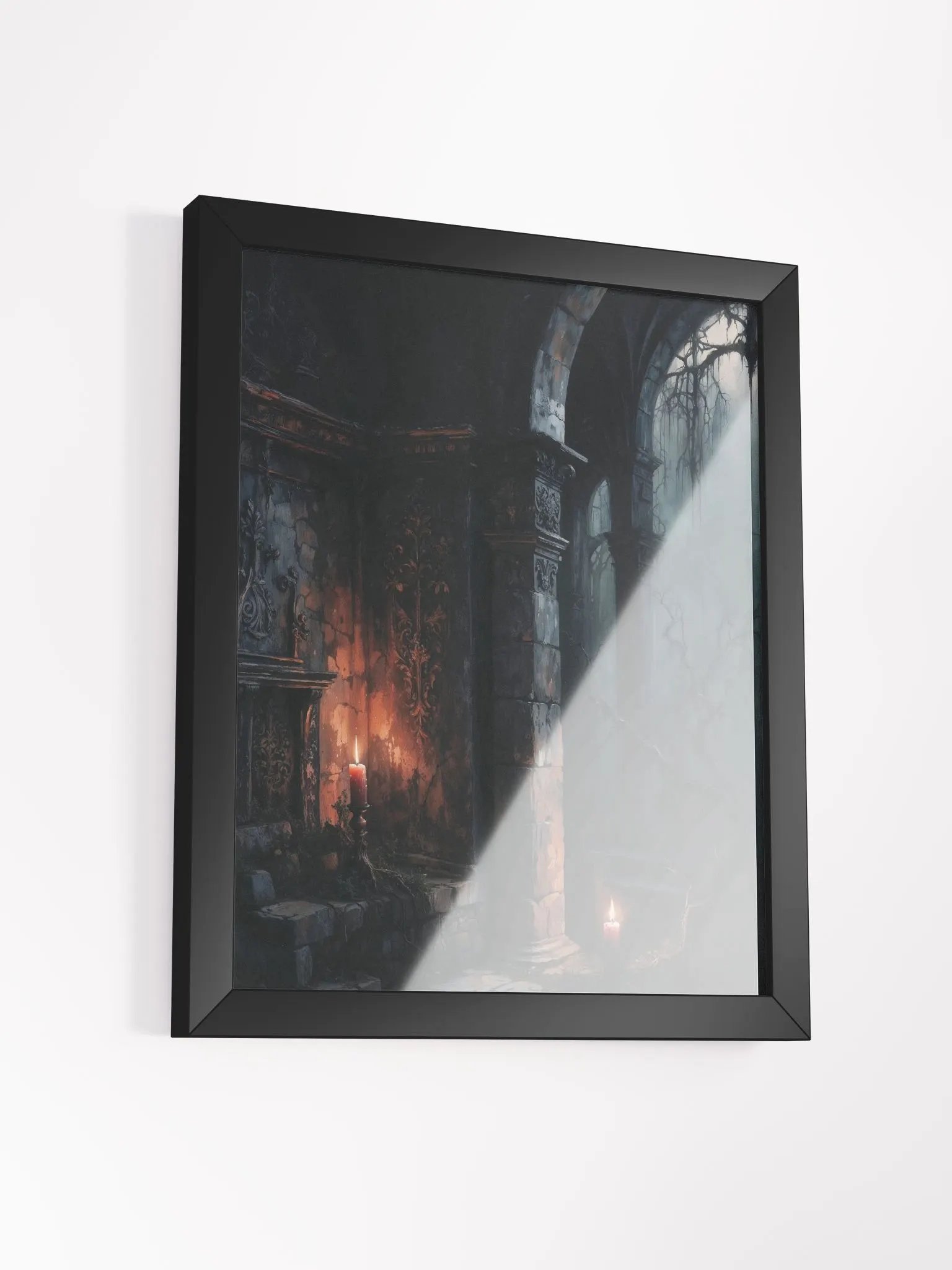Gothic Decay Framed Print product image (15)
