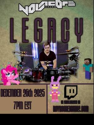 ONLINE CONCERT ANNOUNCEMENT: Novacore Drums 