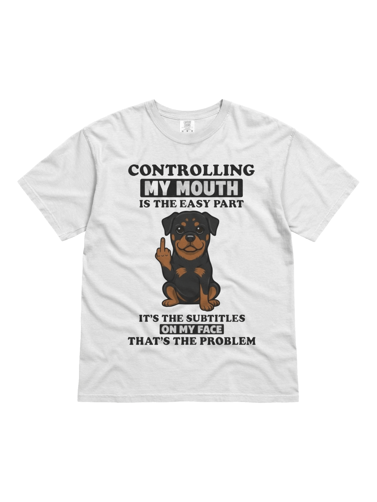 Rottweiler Attitude Tee product image (1)