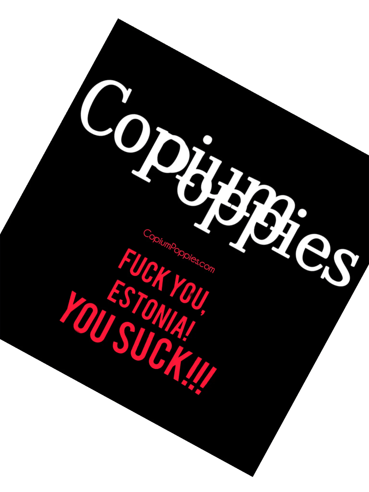 Copium Poppies - Estonia Sucks! Sticker product image (2)
