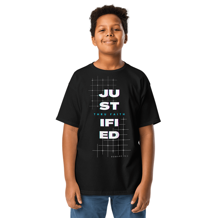 Justified by Faith Youth T-shirt product image (4)