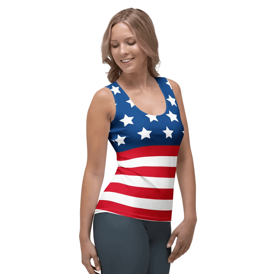 Starry Stripes Women's Tank Top product image (4)