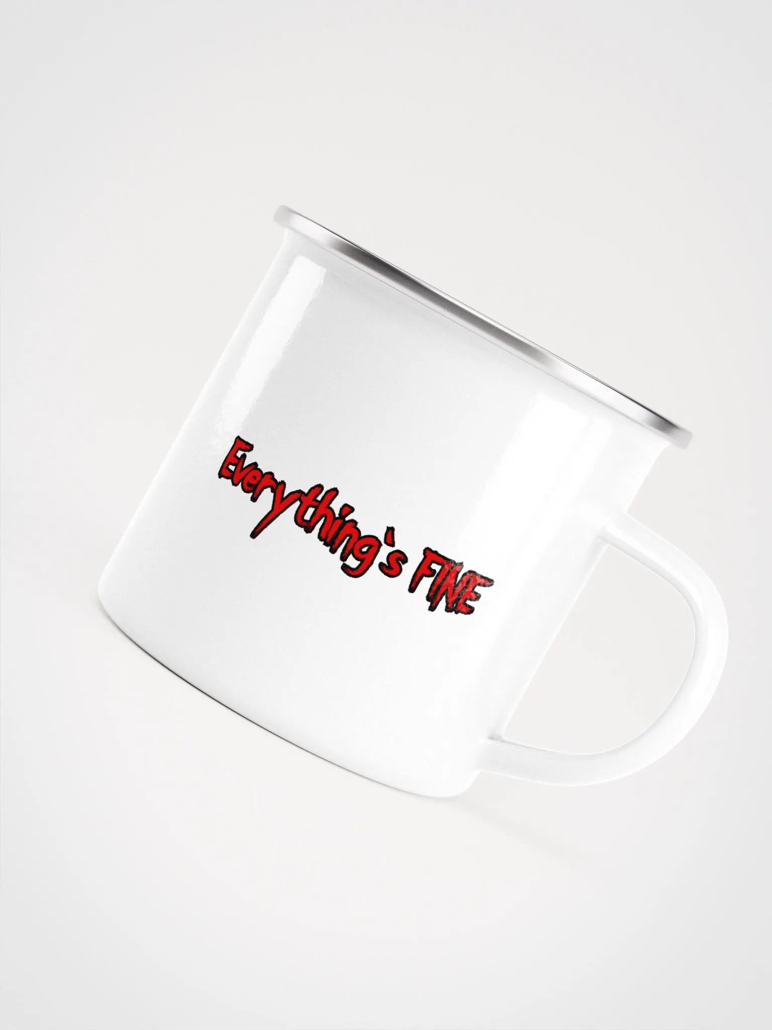 Everything's FINE Enamel Mug product image (4)