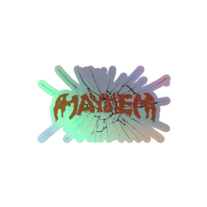 Mayhem Holo Fan Sticker product image (2)