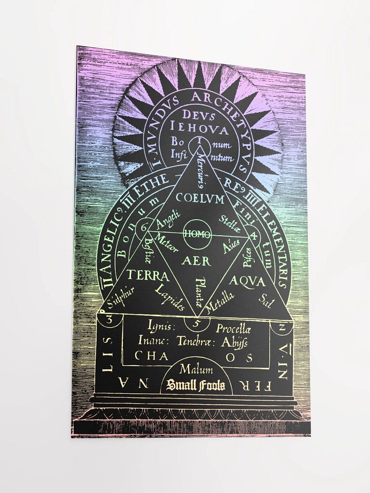 Small Fools Mundus Poster - Rainbow product image (2)
