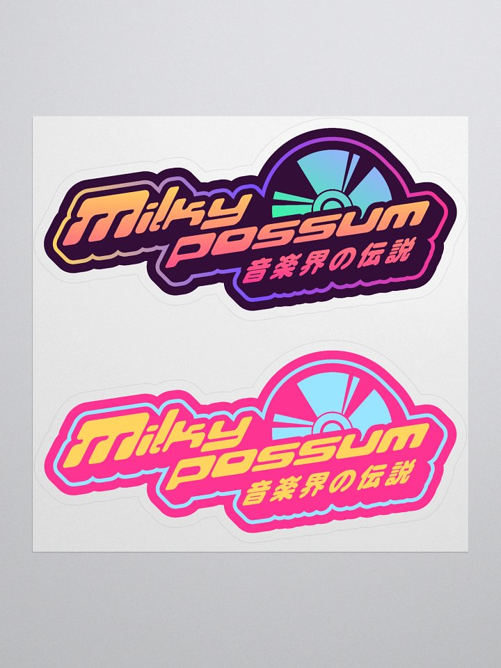 Milky Logo Stickers product image (1)