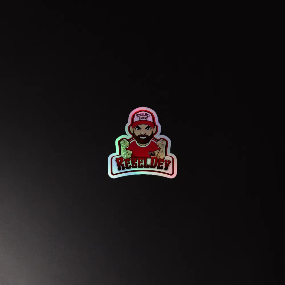 RebelDev hologrphic sticker product image (2)