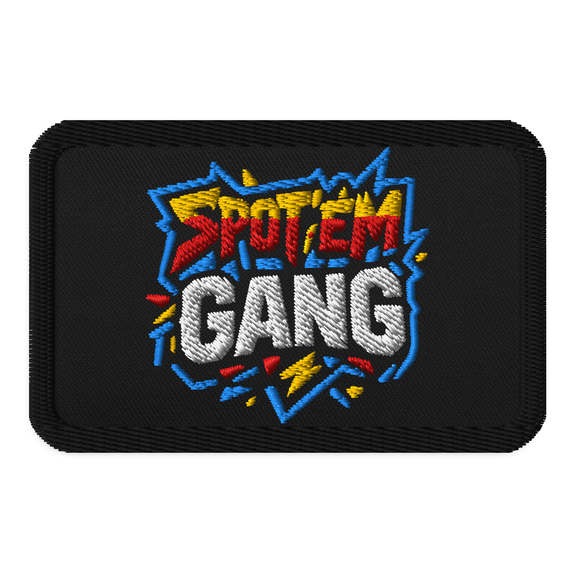 Retro #SPOTEMGANG Embroidered Patch product image (1)