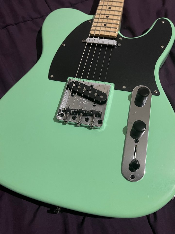 GD Guitars Super T | Seafoam Green | Alder Body | Maple Neck | Graphtec & Fender Hardware | D’Addario Locking Tuners product image (1)