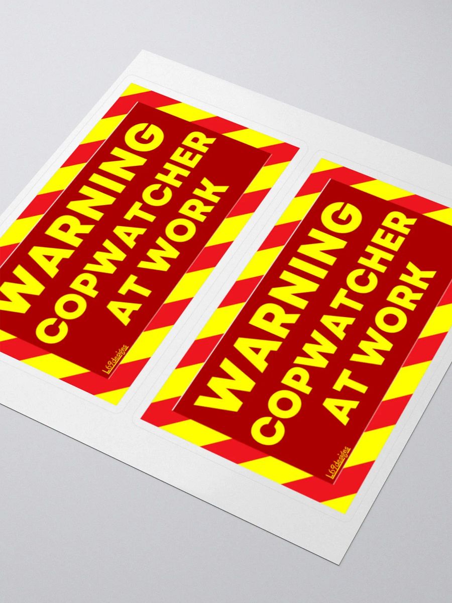 WARNING : COPWATCHER AT WORK product image (8)