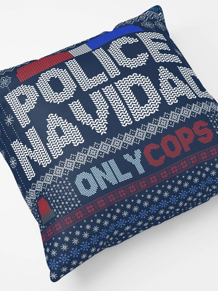Police Navidad Pillow product image (8)