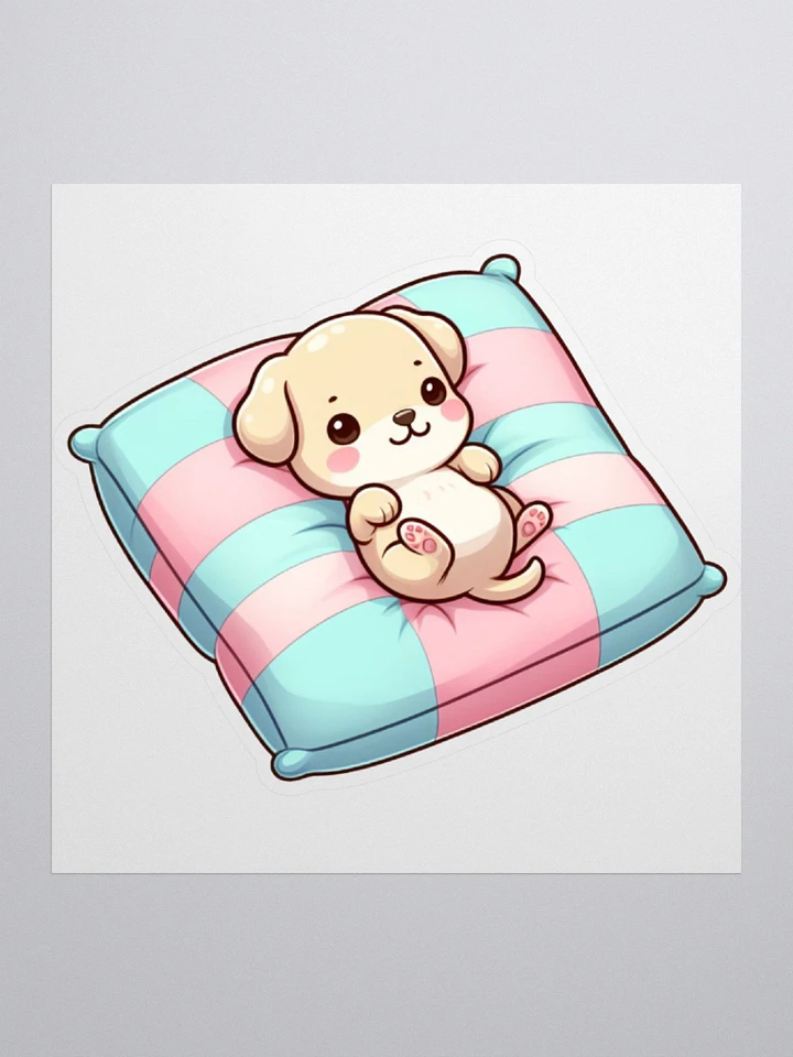 Sweet Puppy Naptime Sticker product image (1)