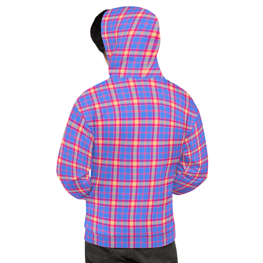 Bright Blue and Hot Pink Hoodie product image (9)