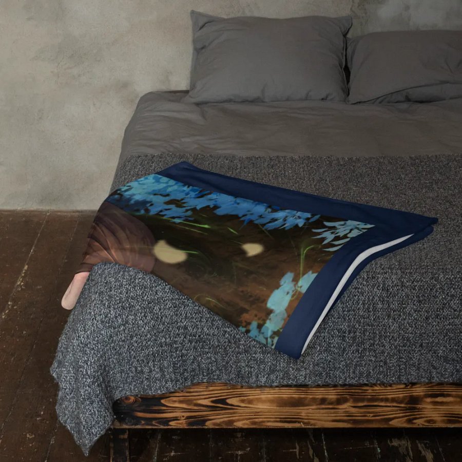 Reading Whovie 60″ × 80″ Blanket product image (11)