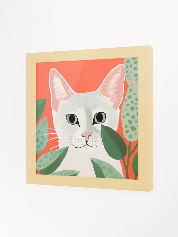 Vibrant Cat Eyes Framed Art Print product image (10)