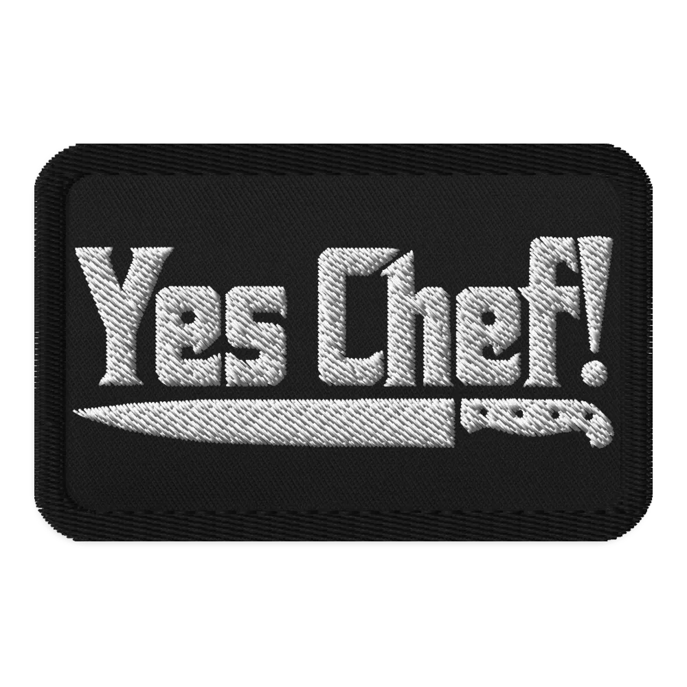 Yes Chef Embroidered patch product image (1)