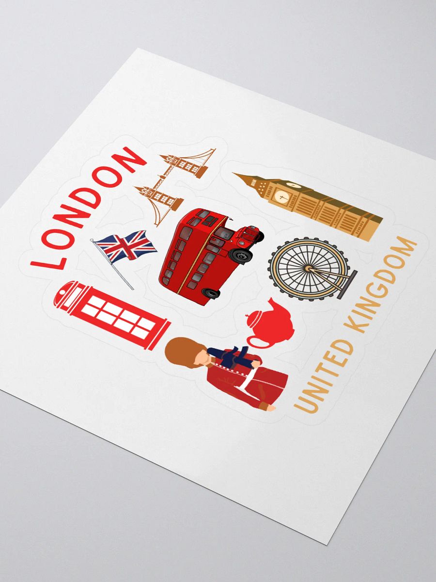 London's Iconic Landmarks Traveler Sticker product image (3)